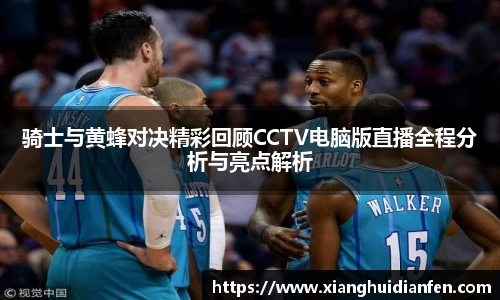 骑士与黄蜂对决精彩回顾CCTV电脑版直播全程分析与亮点解析